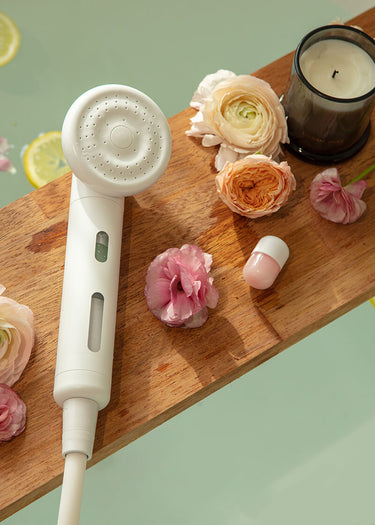 aromatherapy shower with water filter